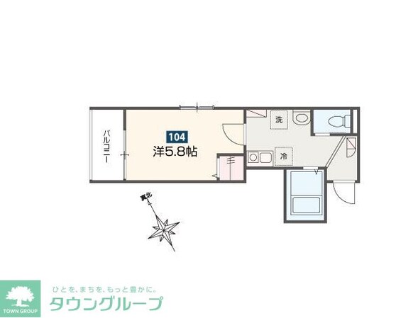 MELDIA東村山の物件間取画像